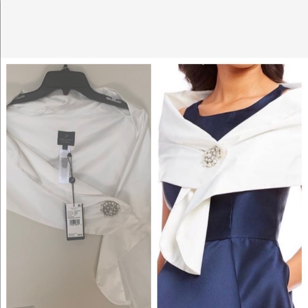 👉 Adrianna Papell Coverup Charmeuse Size XS ⭐️⭐️⭐️⭐️⭐️ - Picture 5 of 12